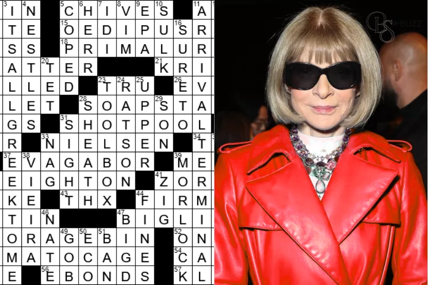 fashion designer anna crossword​