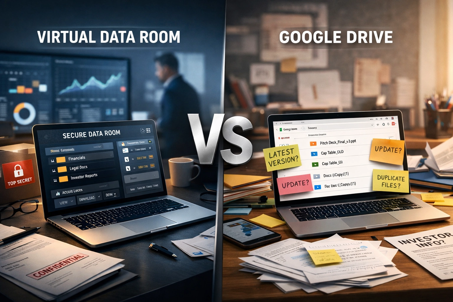 Virtual Data Room vs Google Drive