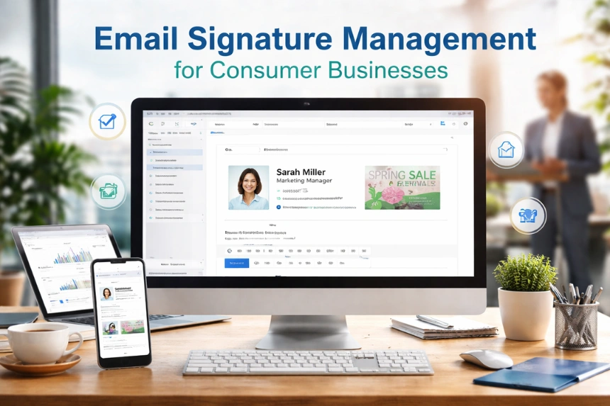 email signature management for consumer businesses