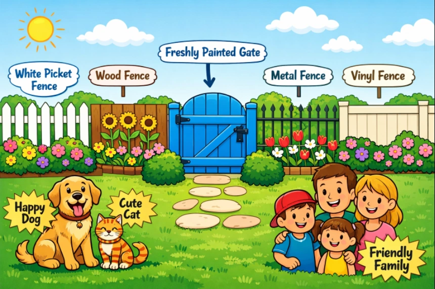 Fence curb appeal upgrades