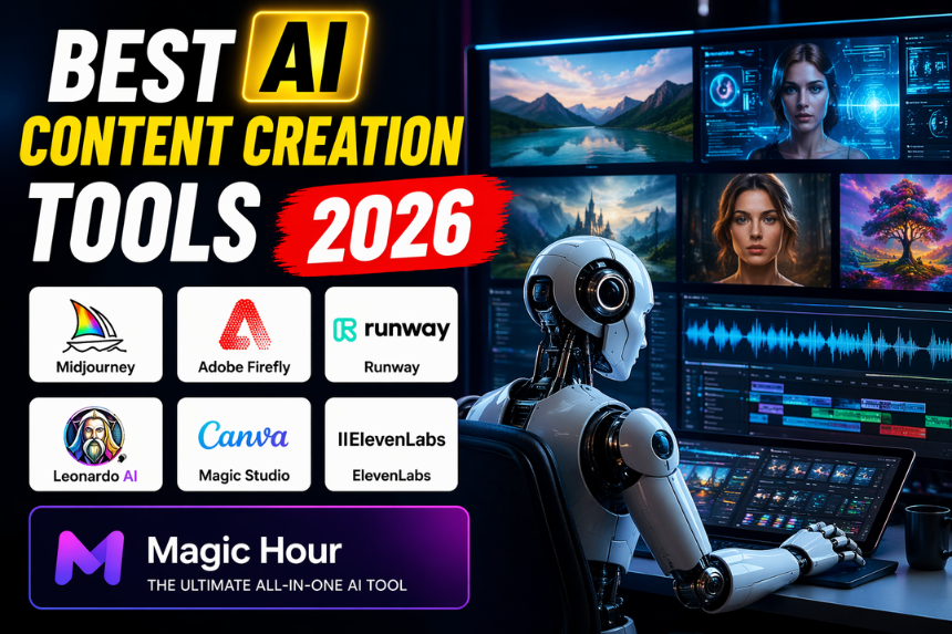 Best AI content creation tools 2026