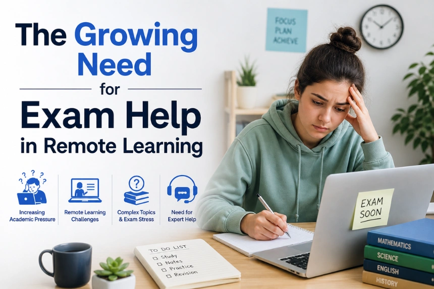 The Growing Need for Exam Help in Remote Learning