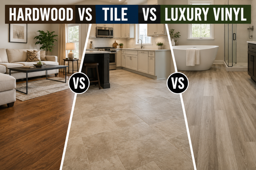 Hardwood vs Tile vs Luxury Vinyl
