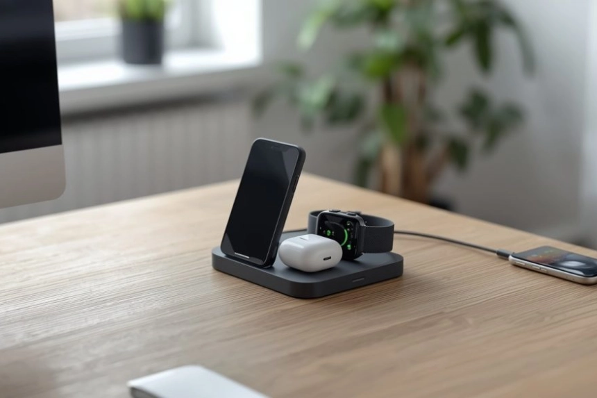 Charging Station and USB C to HDMI Adapter