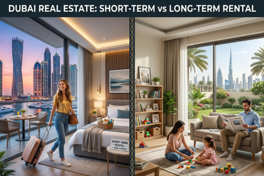 Short-term vs long-term rental in Dubai