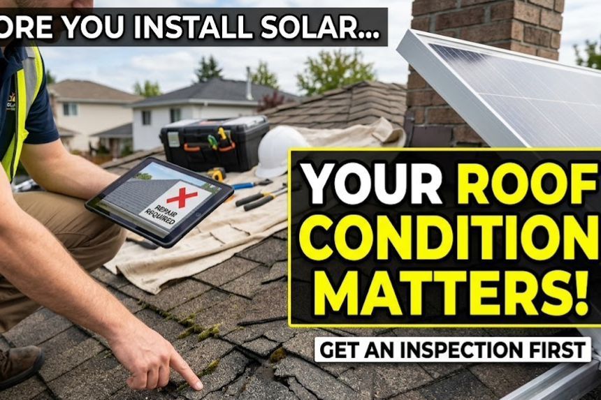 Roof Condition Before Installing Solar Panels