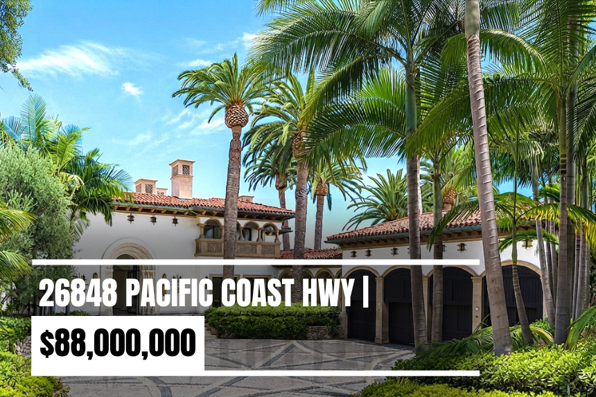 Malibu Coastal Estate Listed for $88 Million