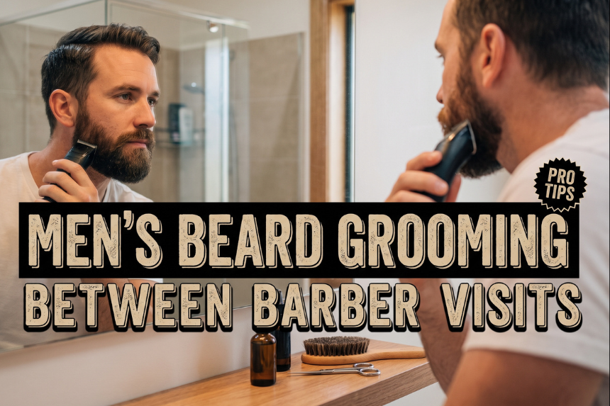 Men’s Beard Grooming Between Barber Visits