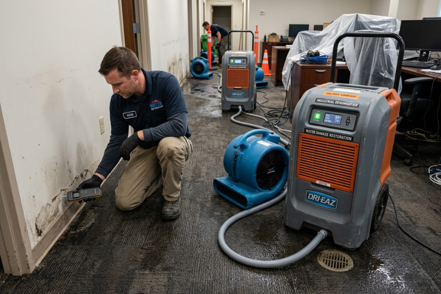 Industrial Dehumidifiers for Water Damage